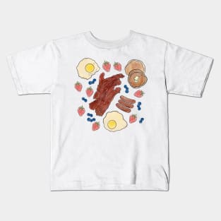 Breakfast Yum Kids T-Shirt